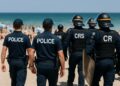 Renforcement des effectifs policiers et CRS pour la saison balnéaire.
