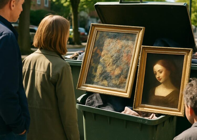 Deux œuvres d'art dénichées dans une poubelle révèlent leur grande valeur des années plus tard.
