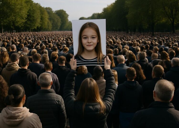 6.000 personnes se sont rassemblées pour honorer Lyhanna et lui rendre hommage.