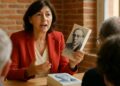 Carole Delga discute de son ouvrage sur le procès de Léon Blum à Toulouse.