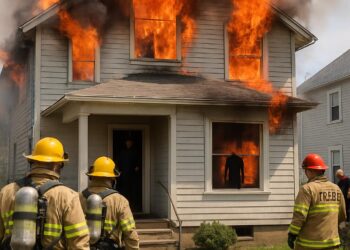 Des incendies dans une maison mènent à la découverte d'un homme pendu.