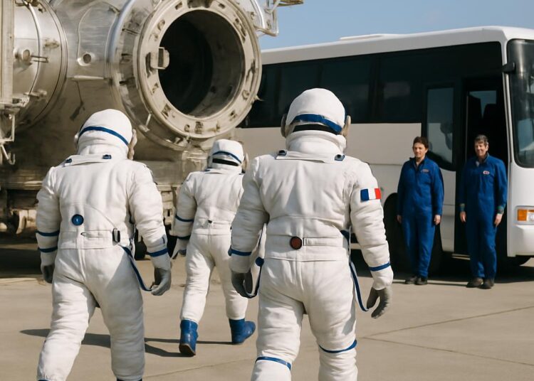 Une défaillance d'air à bord de l'ISS : la NASA prépare l'évacuation des astronautes, dont Sophie Adenot.