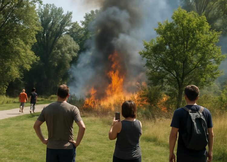 Des incendies à la Ramée inquiètent malgré l'interdiction des barbecues.