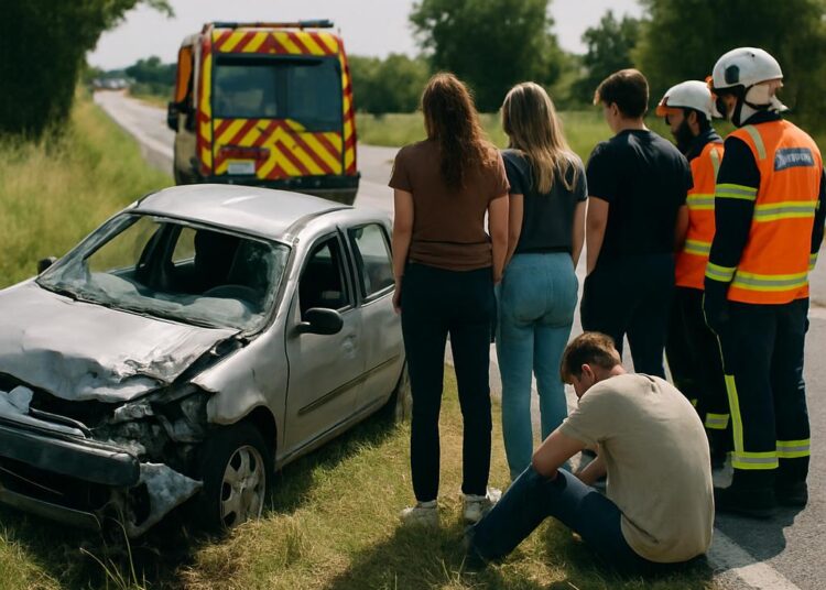 Quatre jeunes blessés dans un accident de voiture près de Toulouse.