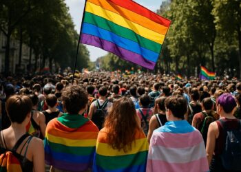 30.000 participants à la marche des fiertés pour affirmer leur force et leur identité queer.