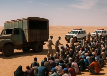 Un camion en panne dans le désert : 49 victimes de la soif, 60 secourues.