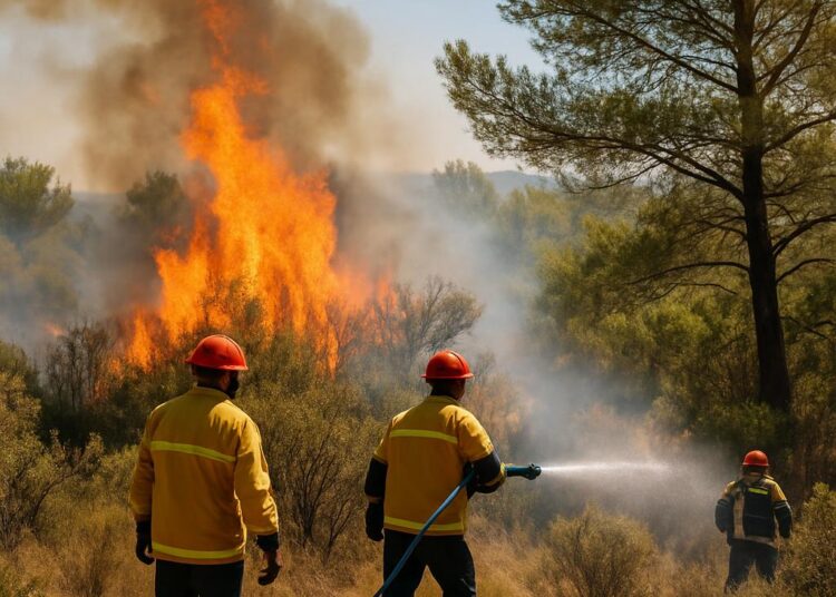 Feux de forêt en Occitanie : début de la saison sous l'effet du climat.
