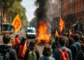 Quelles sont les raisons du blocage du boulevard d'Arcole à Toulouse ce soir ?