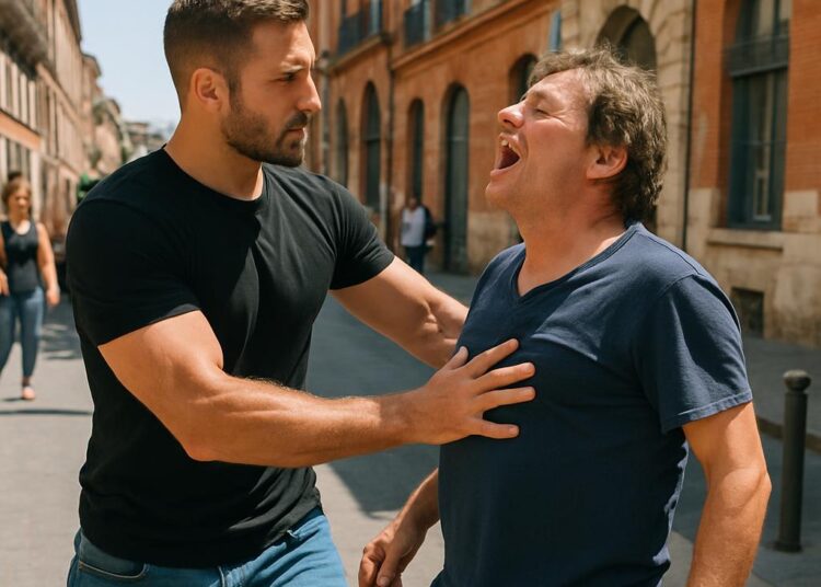 Un ancien rugbyman, Sacha Valleau, intervient face à un homme ivre à Toulouse.