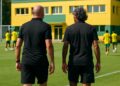 Michel Der Zakarian rejoint le FC Nantes, accompagné de Vitorino Hilton.