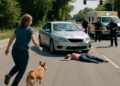 Une femme meurt percutée en poursuivant son chien échappé après un accident.