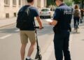 Amende de 35 euros pour l'absence de casque en trottinette dans cette ville.