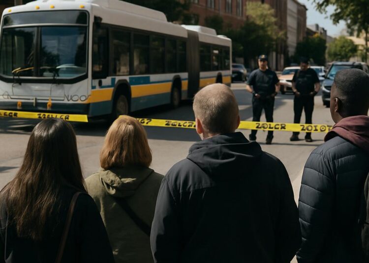 Suite à des tirs multiples, les résidents sont sans transports en commun.