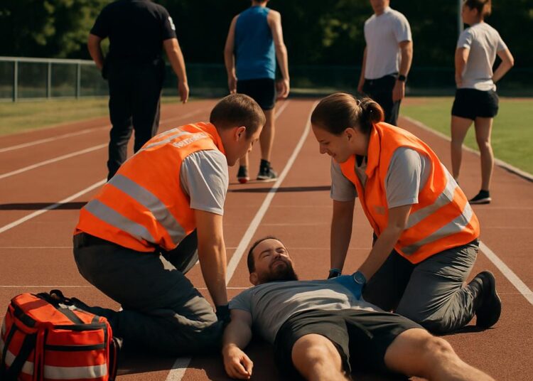 Un trentenaire décède sur une piste d'athlétisme en raison de la chaleur dans le Val-d'Oise.