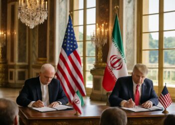 Accord inattendu entre les États-Unis et l'Iran signé par Donald Trump à Versailles.