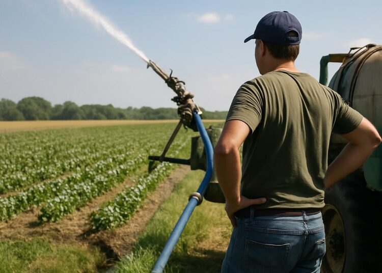 Gestion de l'eau en agriculture : la France peine à recycler les eaux usées.
