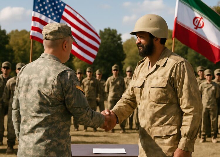 Accord de paix en cours entre les États-Unis et l'Iran : fin des combats et retrait des troupes.