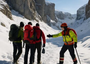 Trois randonneurs secourus in extremis après avoir été bloqués par la neige et les falaises dans les Pyrénées.