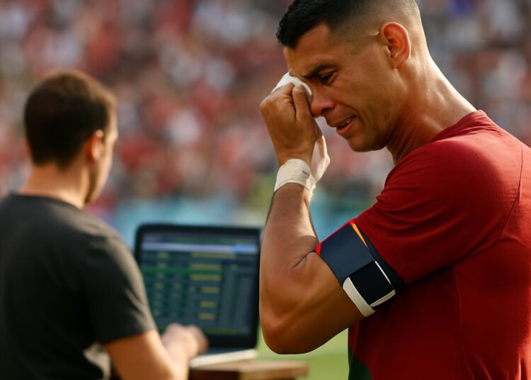 Mondial : un site américain parie sur les larmes de Cristiano Ronaldo.