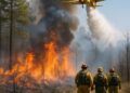 Un incendie a ravagé 1,5 hectare de forêt dans une zone isolée, mobilisant de vastes ressources terrestres et aériennes pour le contrôler.
