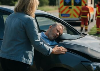 Un homme de 56 ans succombe à un malaise au volant, sa femme témoin.