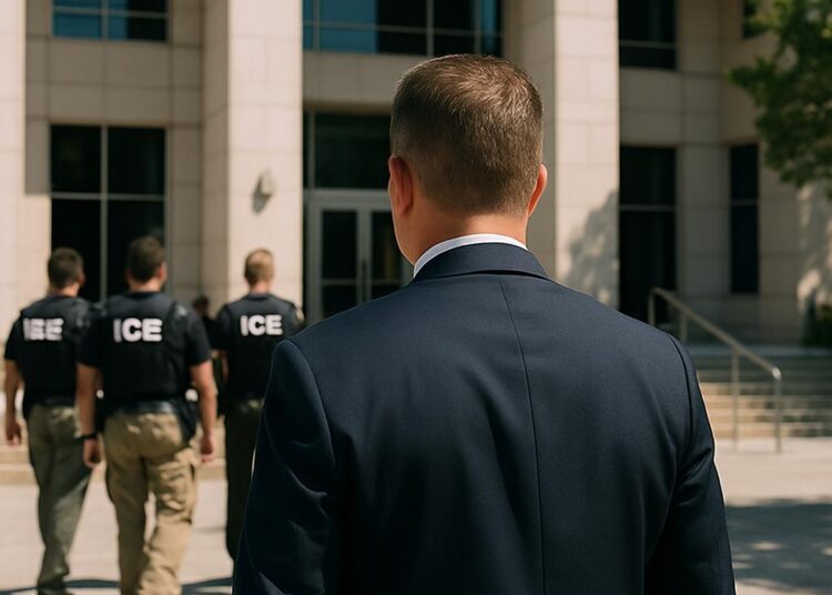 Lance Schroyer, ancien policier et marine, prend la direction de l'ICE.