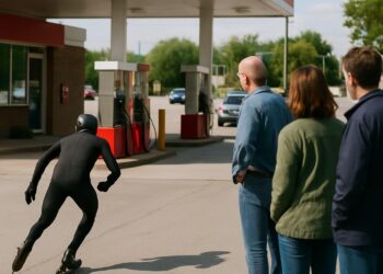 Un patineur de vitesse disparaît après avoir été aperçu à une station-service, l'angoisse s'intensifie avec un appel à témoins.