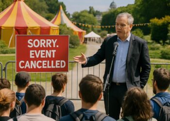 Didier Lallemand annonce l'annulation de la soirée, mais le festival reviendra au jardin des Plantes l'année prochaine.