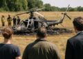 Un accident d'hélicoptère fait quatorze victimes, enquête en cours.