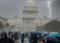 Célébration au Capitole annulée ce dimanche en raison d'orages violents.