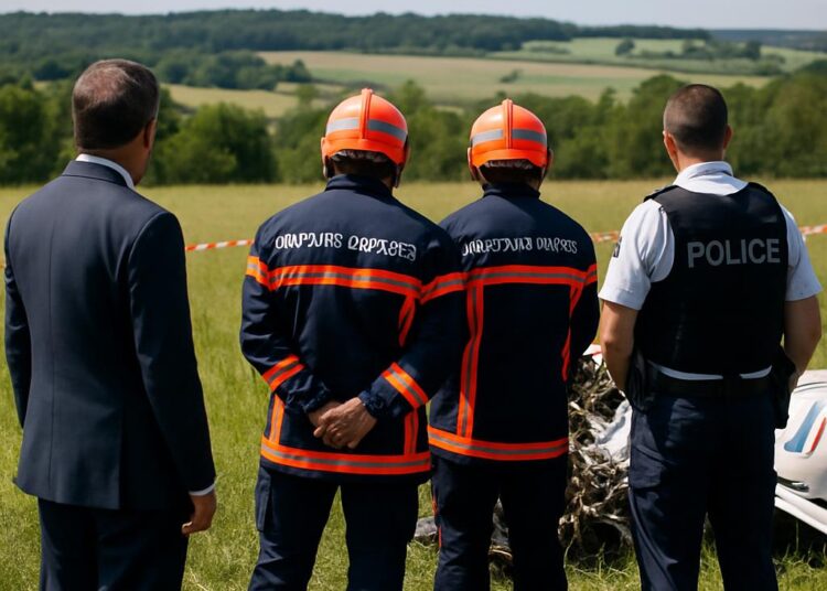 Accident aérien près de Nancy : le ministre de l'intérieur se rend sur les lieux, sans survivants.