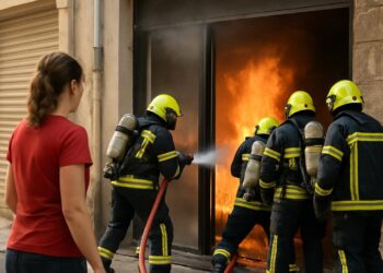 Feu maîtrisé rapidement après l'alerte d'une vendeuse à Clermont-l’Hérault