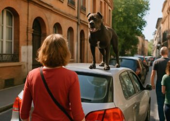 Une Toulousaine alerte sur les chiens non tenus en laisse après une course-poursuite avec un cane corso sur le toit d'une voiture pendant 20 minutes.