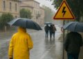 Vigilance jaune pour pluie et orages dans plusieurs départements du sud.