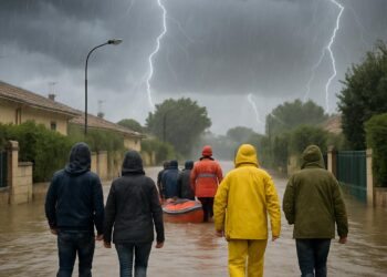 Orages stationnaires : alertes et évacuations dans l'Hérault et le Gard