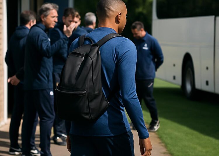 Kylian Mbappé, capitaine des Bleus, contraint de quitter le rassemblement.