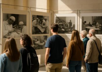 Exposition à Montpellier sur la vie des étudiants en médecine entre les deux guerres.