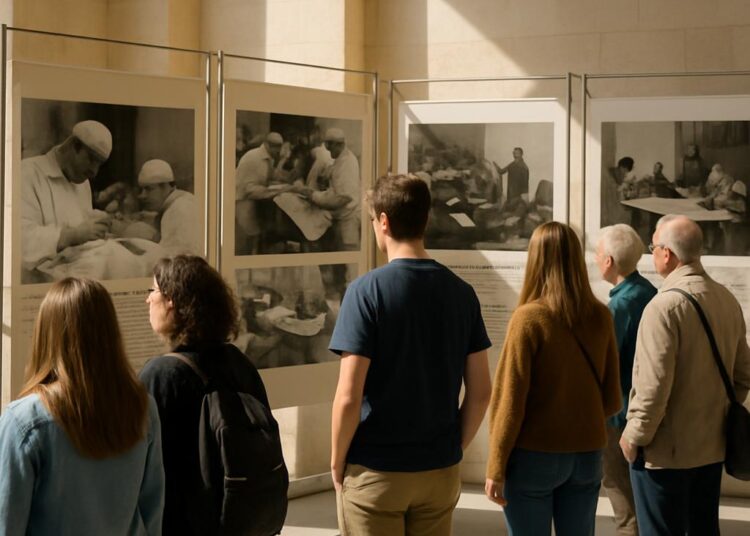 Exposition à Montpellier sur la vie des étudiants en médecine entre les deux guerres.