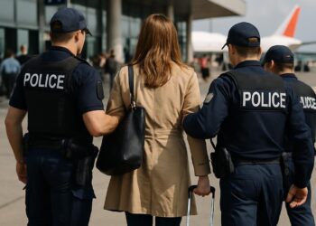 Une femme de 34 ans, suspectée d'espionnage, interpellée avant son départ pour la Chine.