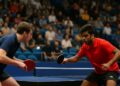 Alexis Lebrun atteint les 16es de finale du Grand Smash en Chine, face à Manav Thakkar.
