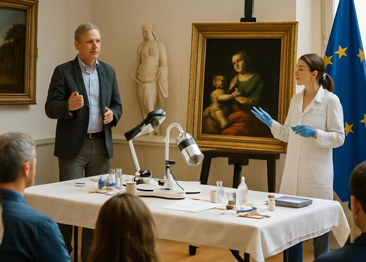 Un musée enseigne la protection des œuvres d'art en collaborant avec l'Europe.