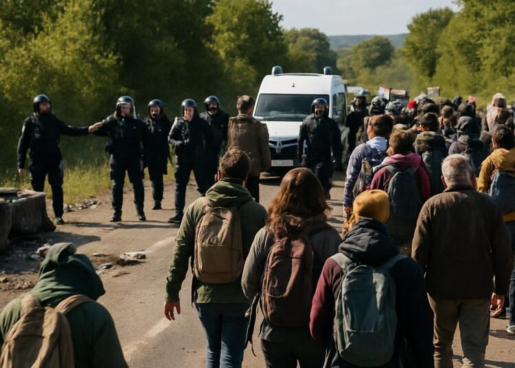 Protestation contre l'A69 : "Pas de blessés, quelques dommages", les manifestants ont quitté après un dernier échange avec la police.