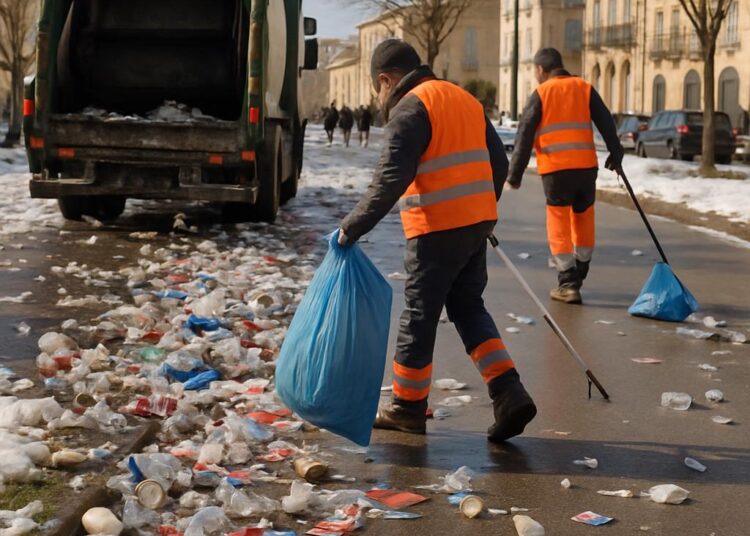 Les manifestations hivernales de 2025 coûtent 166 000 € à Auch à cause des déchets.