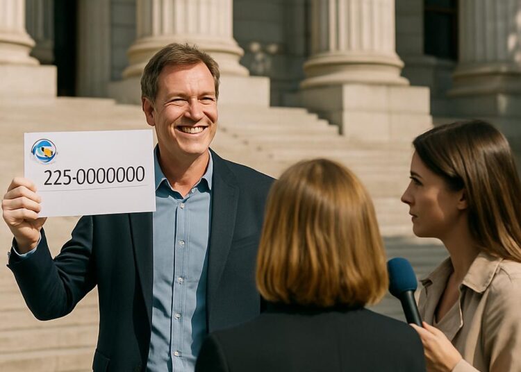 Gagnant de 223 millions d'euros au Loto, il fait face à des poursuites de son ex-femme.