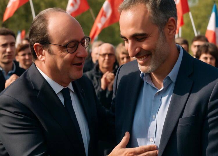 François Hollande adresse ses félicitations à Raphaël Glucksmann, vainqueur de la primaire de gauche pour 2027.