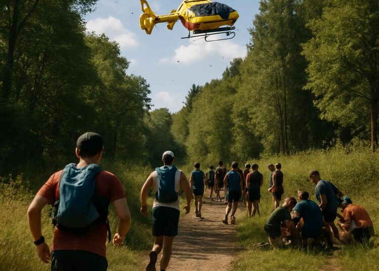 Vingt personnes blessées par des frelons lors d'un trail, un coureur évacué par hélicoptère.