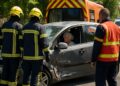 Collision à Moissac : une septuagénaire coincée dans son véhicule après l'impact.