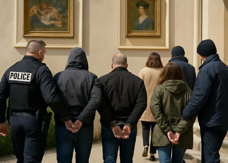 Six personnes, y compris les présumés voleurs, arrêtées pour le vol d'art au musée Renoir.