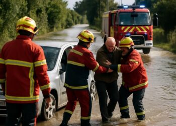 Un homme sauvé de son véhicule après de fortes pluies, 30 interventions des pompiers dans les Bouches-du-Rhône.