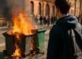 Incendie de poubelles à Toulouse : un lycéen devant la justice après des troubles.